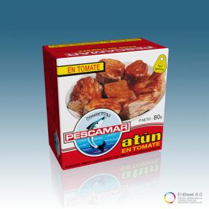 Pescamar Canned Tuna in Tomate 80 gr.